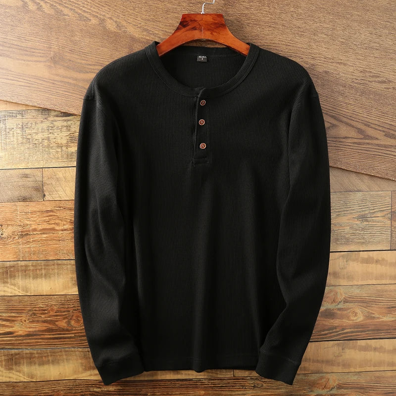 Pull Henley à Manches Longues pour Homme - Image 6