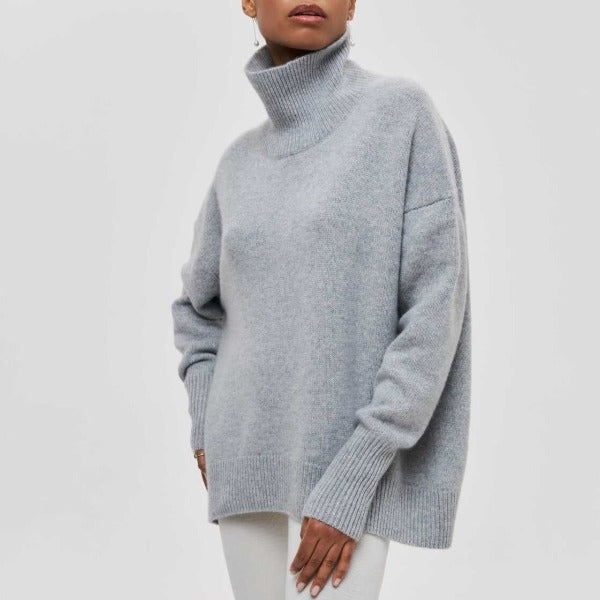 Pull ample à col roulé pour femme - Image 6