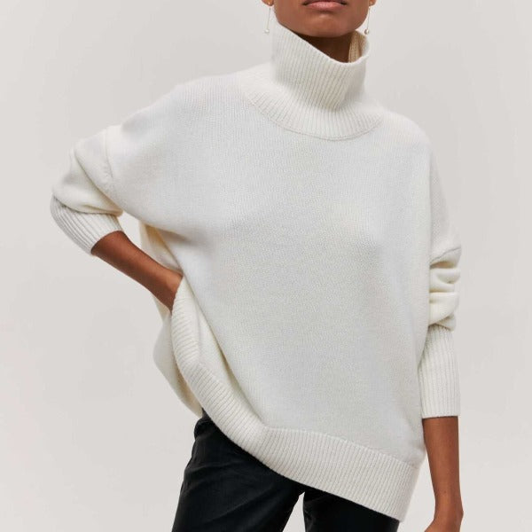 Pull ample à col roulé pour femme - Image 8