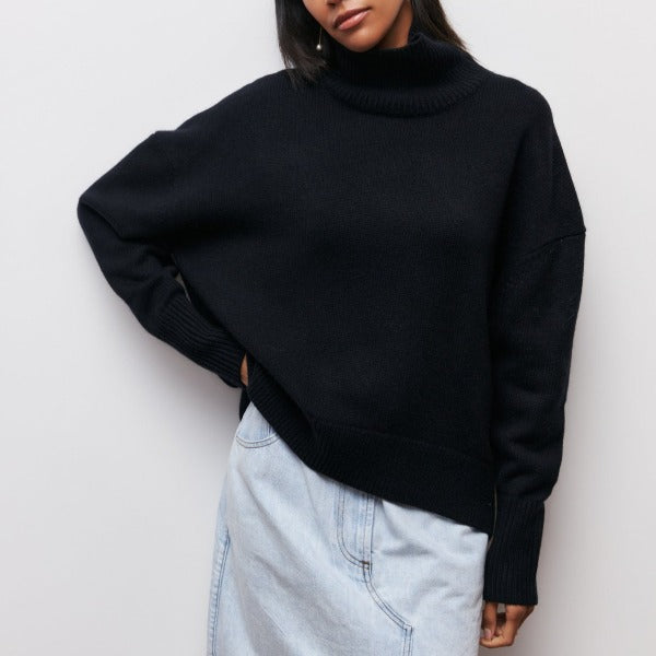 Pull ample à col roulé pour femme - Image 7