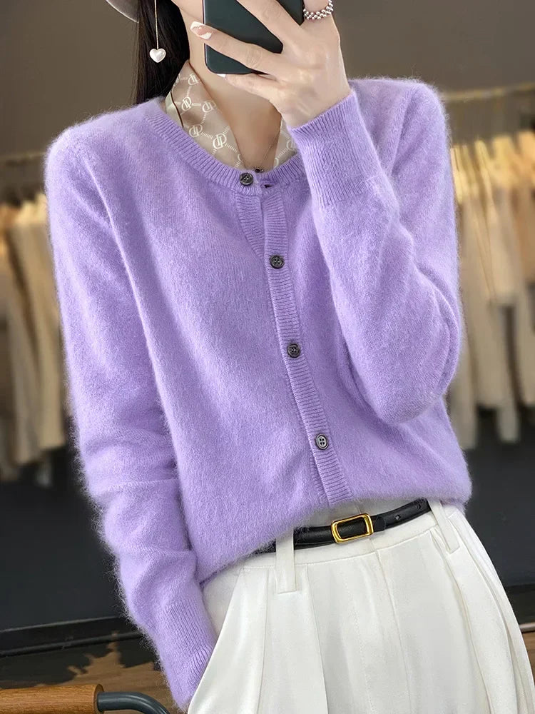 Cardigan Tricot Boutonné pour Femme - Image 12