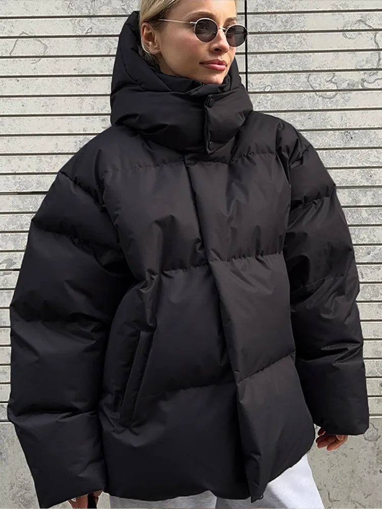 Doudoune Femme Oversize à Capuche - Image 3