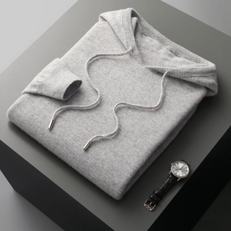 Pull en Tricot à Capuche pour Homme - Image 13