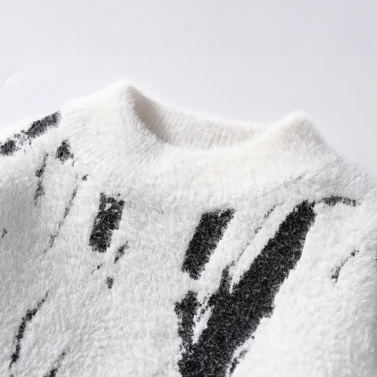 Pull Homme Imprimé Abstrait - Image 2