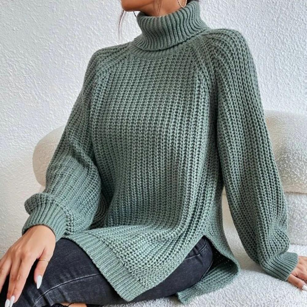 Pull en maille à manches longues pour femme - Image 2