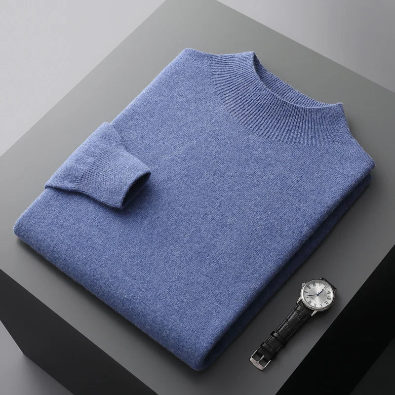 Pull en maille côtelée pour homme - Image 1