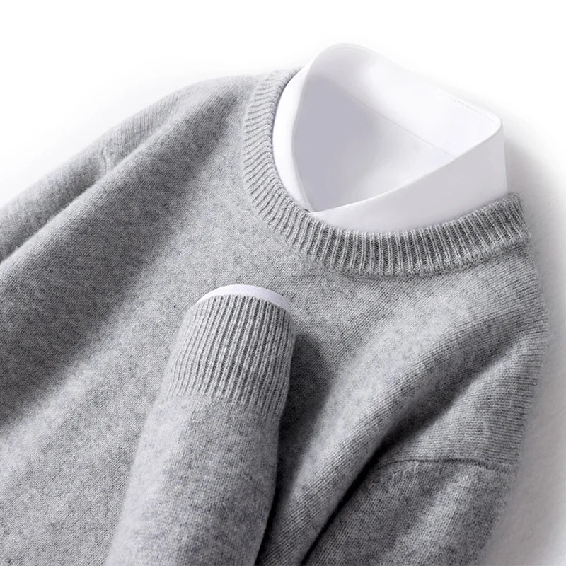 Pull Homme Col Rond Manches Longues - Image 4