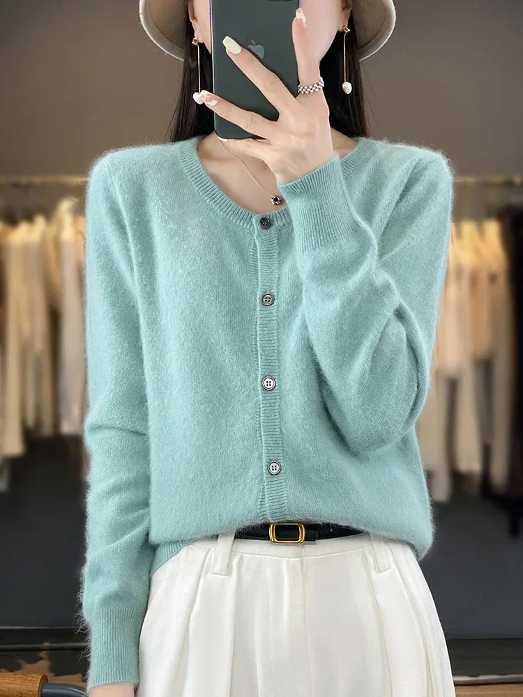 Cardigan Tricot Boutonné pour Femme - Image 4