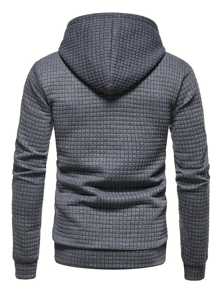 Sweat à capuche texturé pour homme - Image 3
