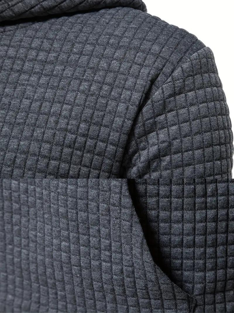 Sweat à capuche texturé pour homme - Image 4