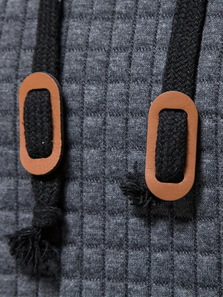 Sweat à capuche texturé pour homme - Image 5