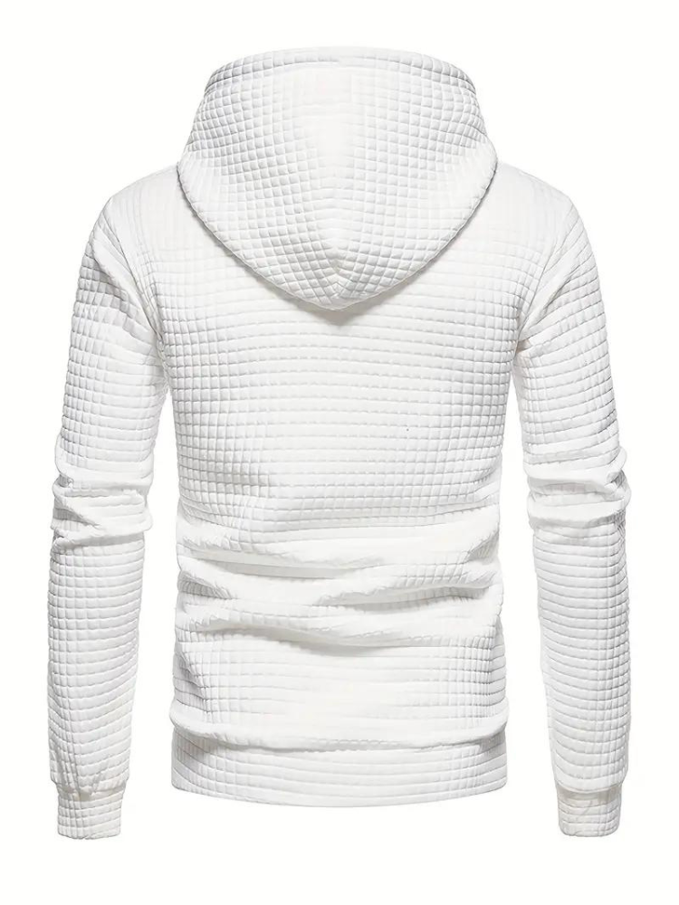 Sweat à capuche texturé pour homme - Image 8