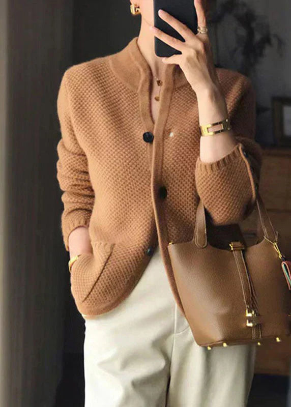 Veste pull boutonnée pour femme - Image 4