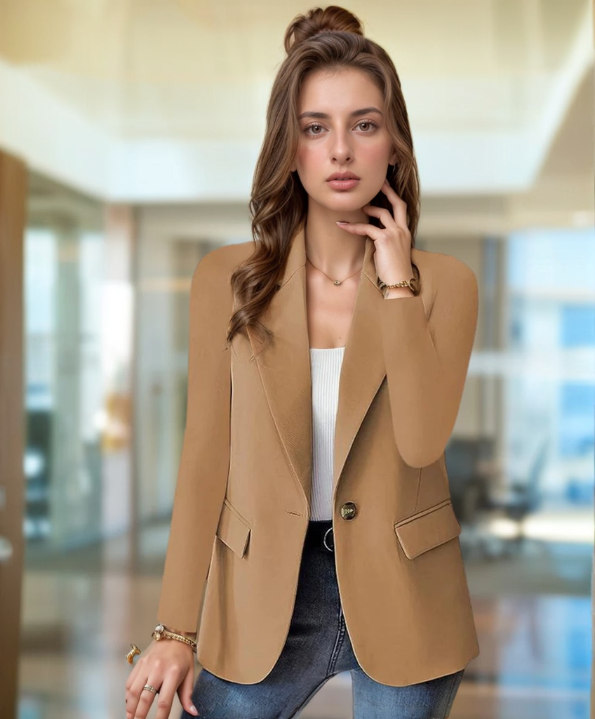 Blazer à Manches Longues pour Femme - Image 1
