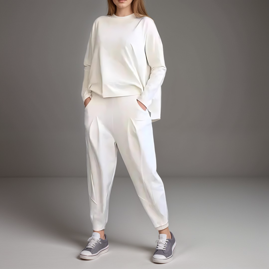 Ensemble de détente pour femme coupe décontractée - Image 3