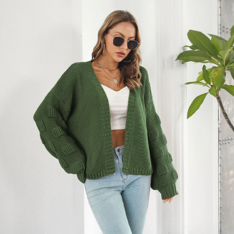 Cardigan en Tricot Oversize pour Femme - Image 3
