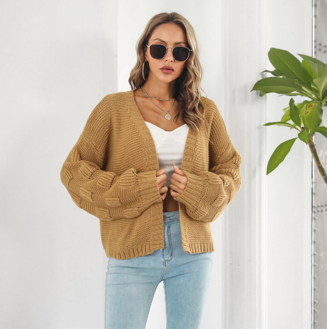 Cardigan en Tricot Oversize pour Femme - Image 4