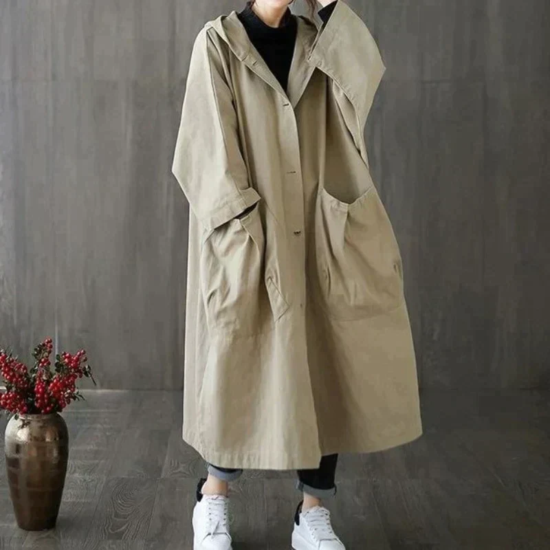 Manteau à Capuche Oversize Femme - Image 5
