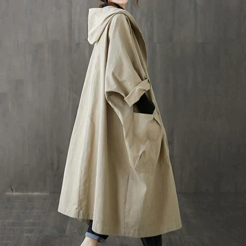 Manteau à Capuche Oversize Femme - Image 3