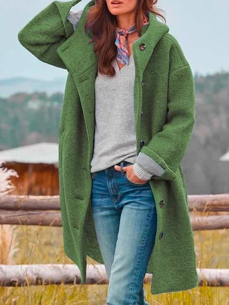 Manteau à Capuche Oversize Femme - Image 5