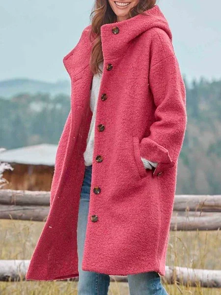 Manteau à Capuche Oversize Femme - Image 4
