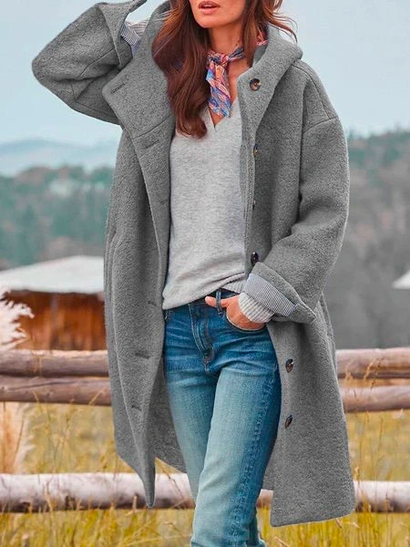 Manteau à Capuche Oversize Femme - Image 3