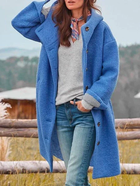 Manteau à Capuche Oversize Femme - Image 1