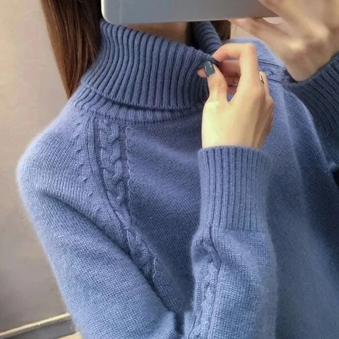 Pull Femme à Col Roulé - Image 5