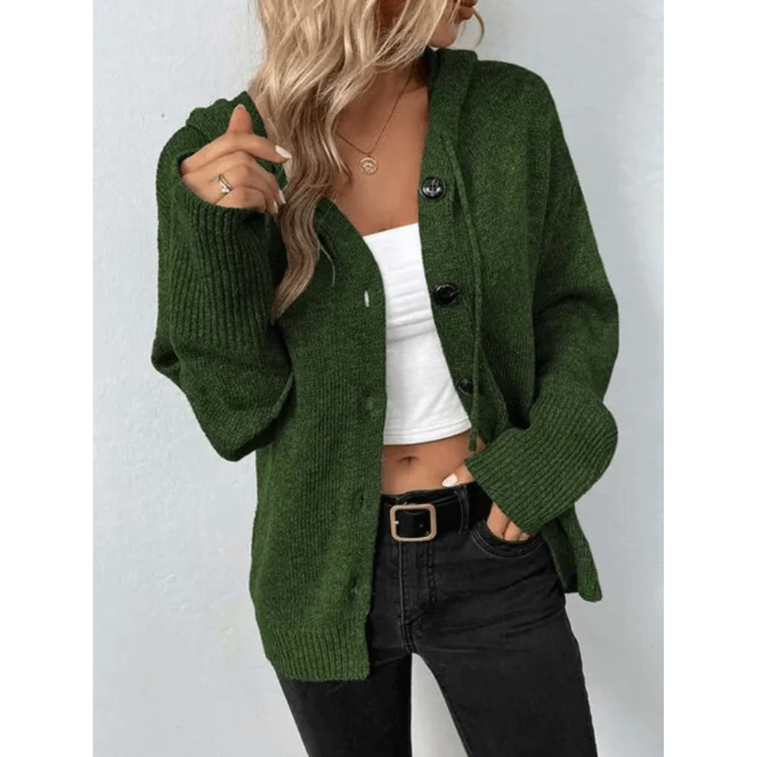 Cardigan à Capuche Oversize Femme - Image 8