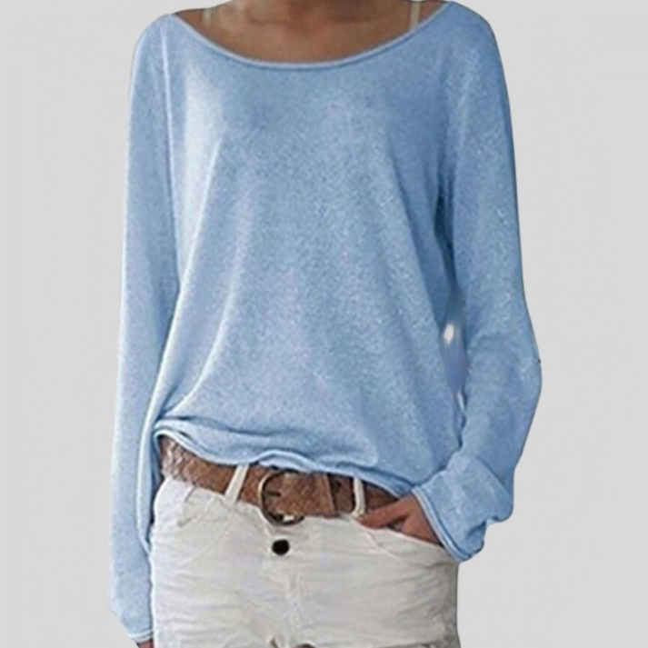 Pull ample à manches longues pour femme - Image 2