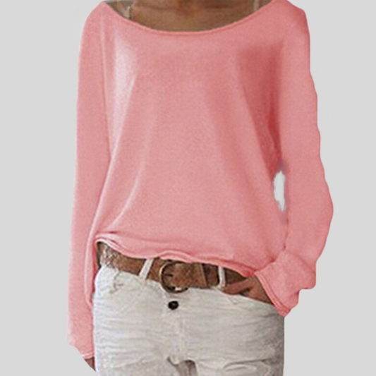Pull ample à manches longues pour femme - Image 1