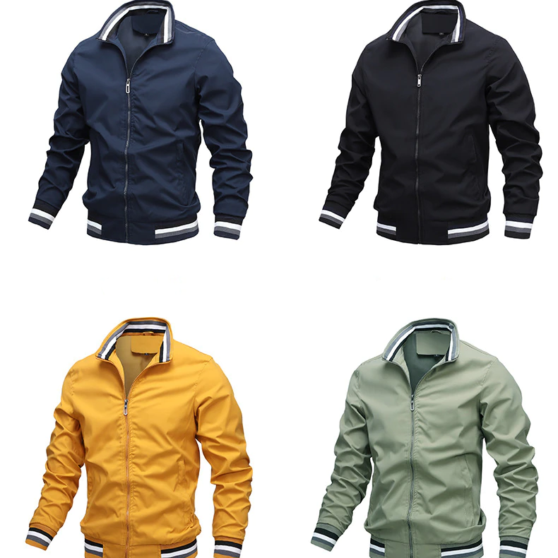 Blouson aviateur homme à fermeture éclair intégrale - Image 5