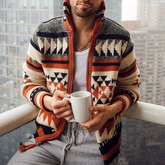 Veste à Capuche Homme à Motifs - Image 1