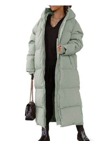 Manteau d'hiver matelassé surdimensionné pour femme - Image 4