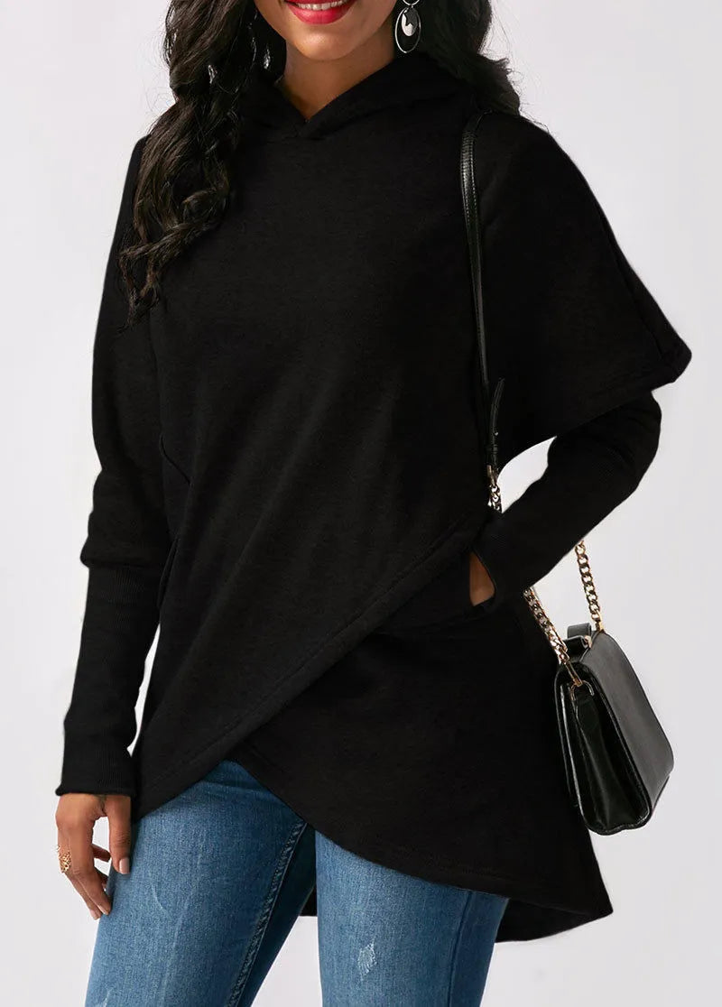 Pull Femme Cache-Cœur à Capuche - Image 6
