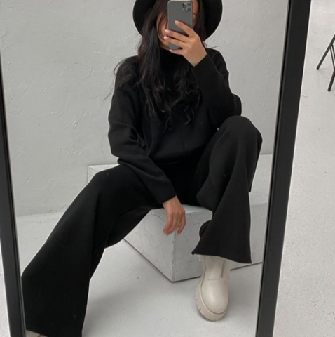 Pull ample à col rond pour femme - Image 9