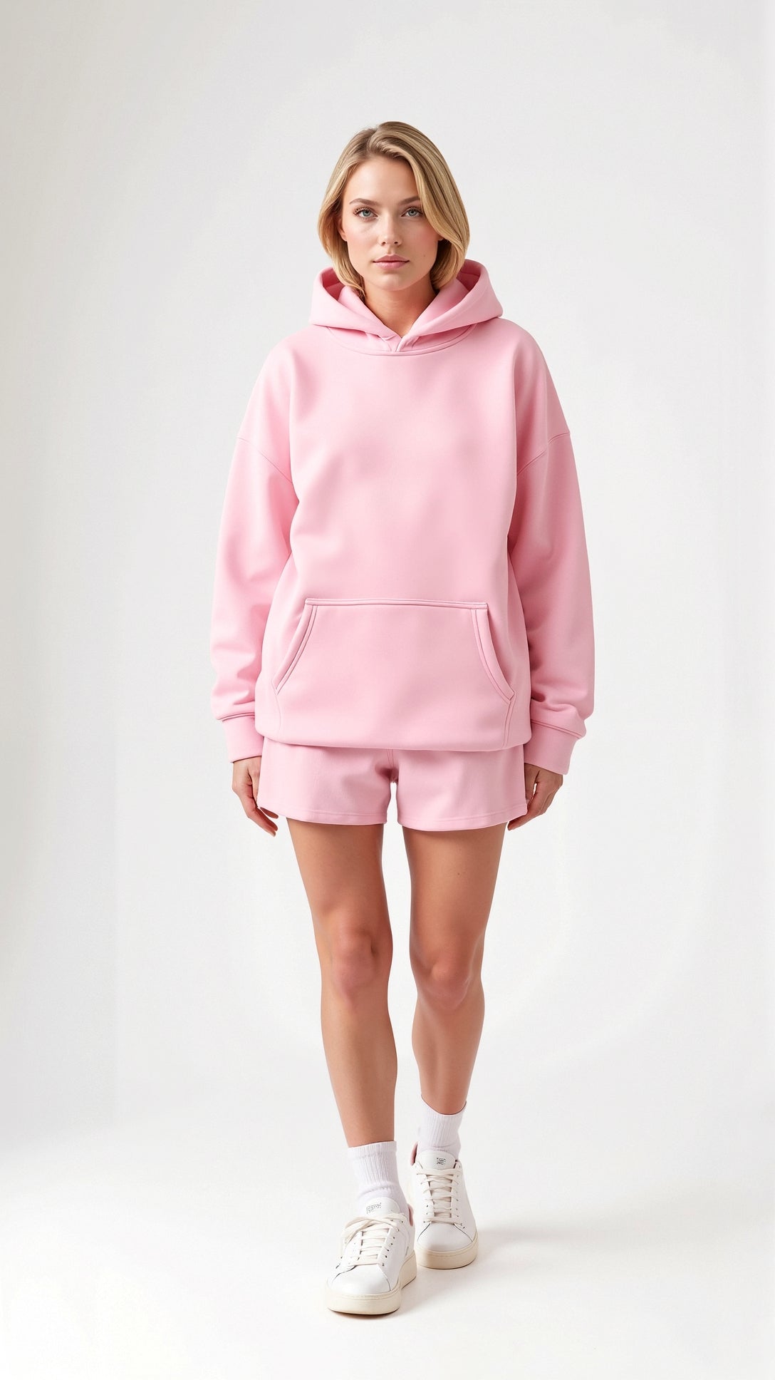 Sweat à Capuche Graphique Oversize Femme - Image 10