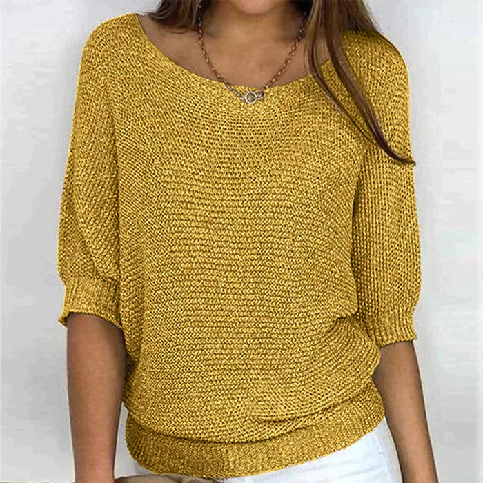 Pull en Tricot Femme Col V - Image 8
