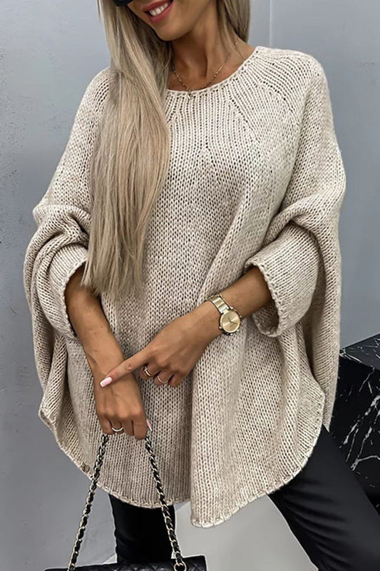 Pull ample en maille pour femme - Image 1