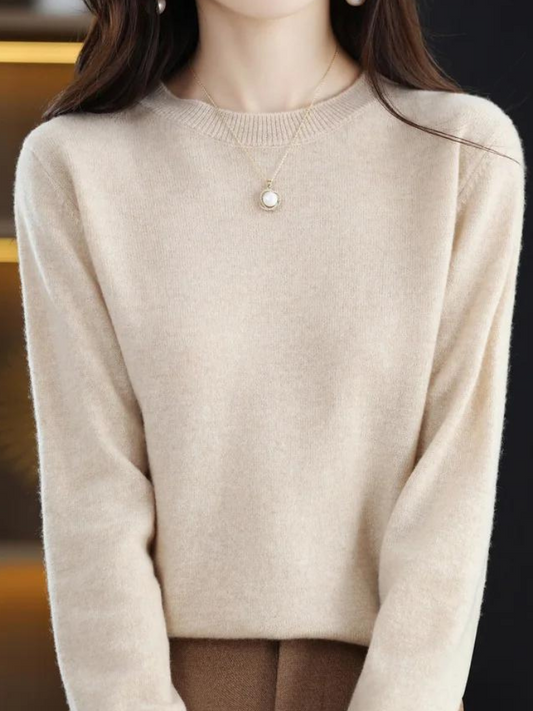 Pull ajusté en tricot pour femme - Image 1
