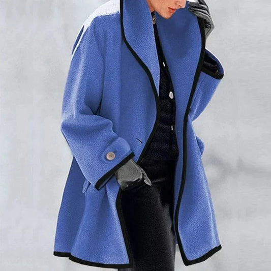 Manteau Femme Col Bateau - Image 1