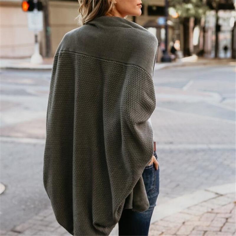 Gilet Femme Oversize Ouvert sur le Devant - Image 11