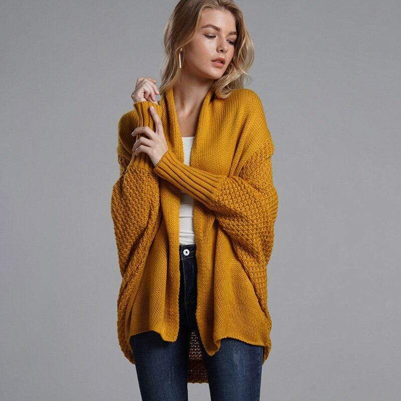 Gilet Femme Oversize Ouvert sur le Devant - Image 5
