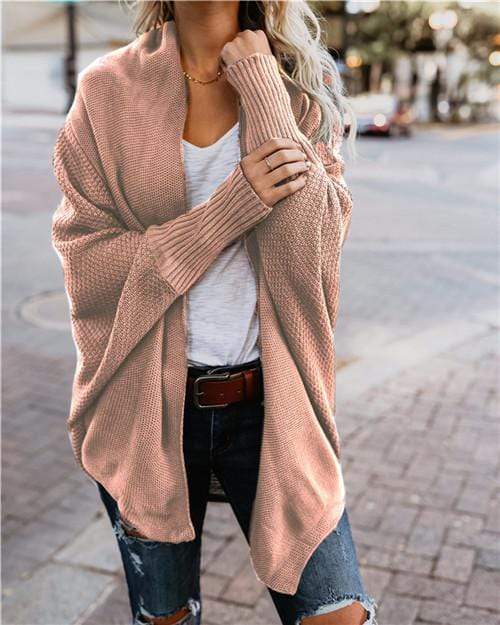 Gilet Femme Oversize Ouvert sur le Devant - Image 7