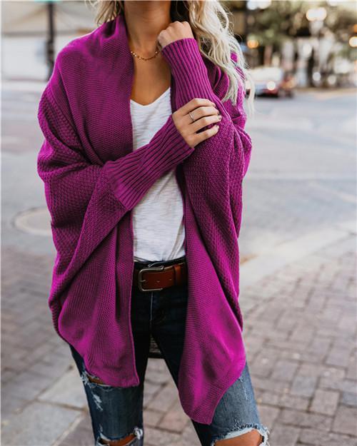 Gilet Femme Oversize Ouvert sur le Devant - Image 9