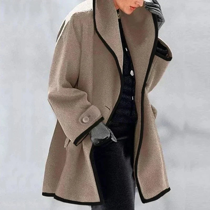 Manteau Femme Col Bateau - Image 2