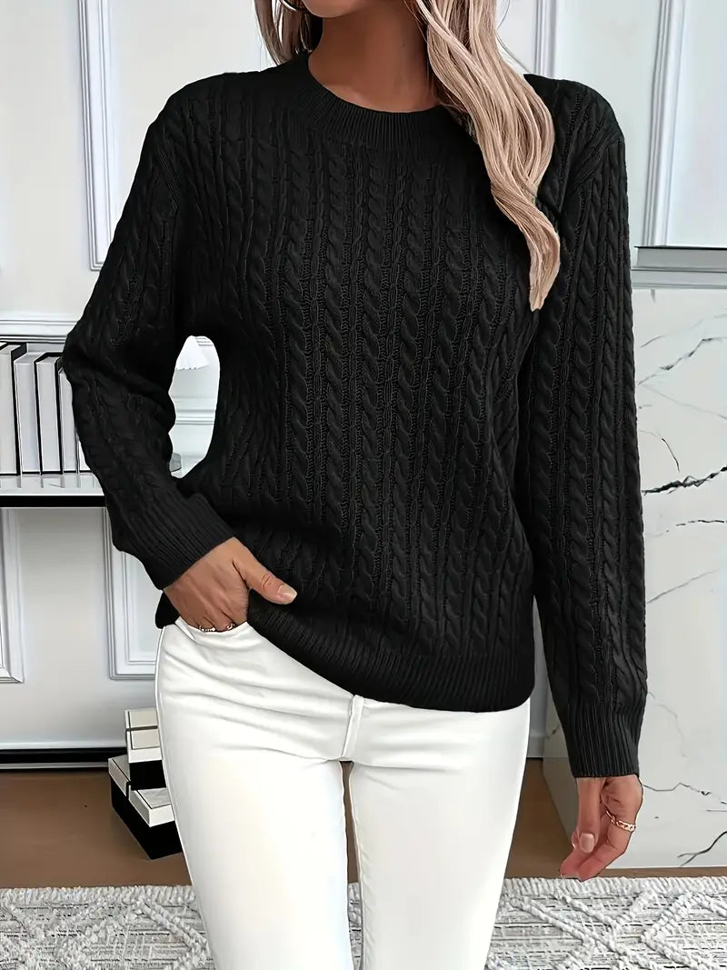 Pull Femme Tricot Câble - Image 4
