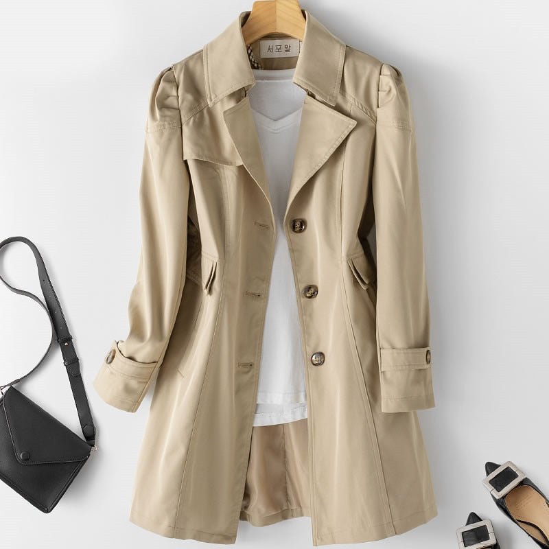 Manteau Trench Évasé Femme - Image 4