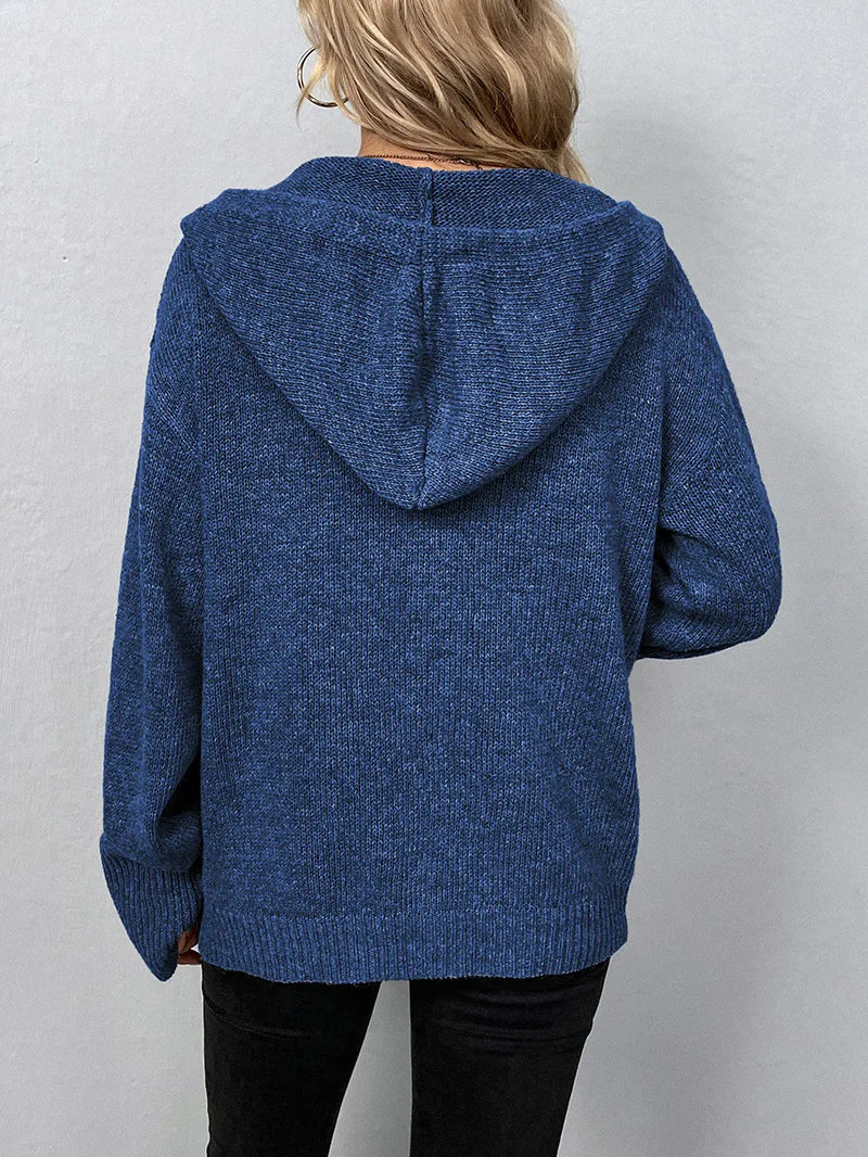 Pull en Tricot à Capuche pour Femme - Image 7