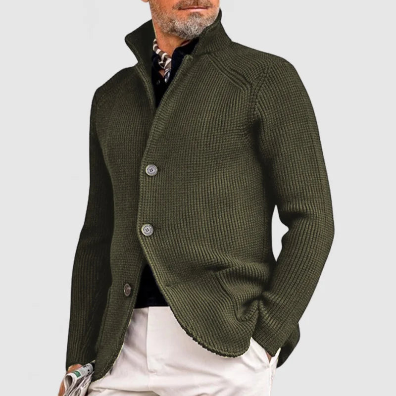 Veste Homme Boutonnée en Maille Côtelée - Image 6